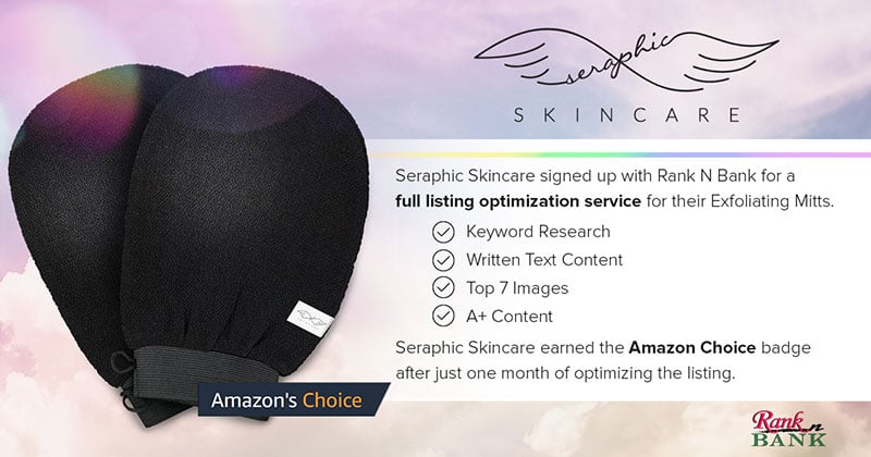 Amazon’s Choice Badge for Seraphic Skincare