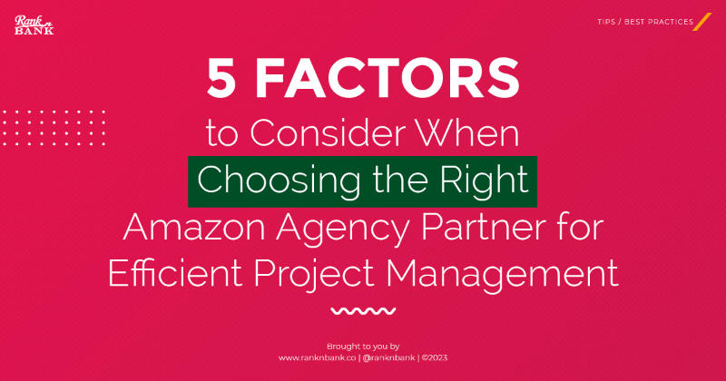 Streamlining Project Management with Your Trusted Amazon Agency Partner