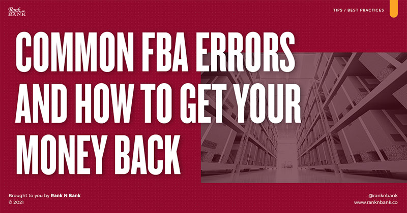 Common FBA Errors and How to Get Your Money Back
