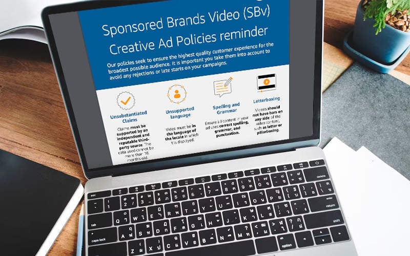 Amazon guidelines on promotional PPC Video ads